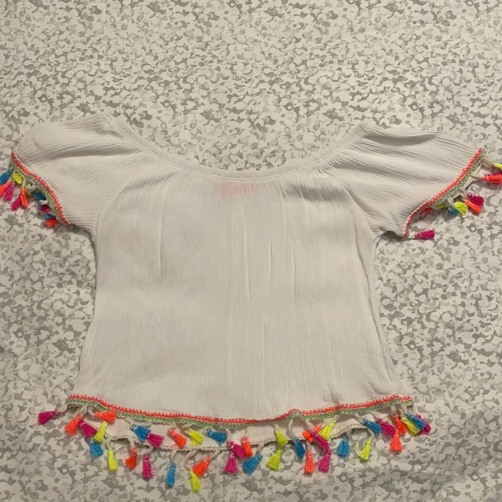 Women White off Shoulder Blouse Top